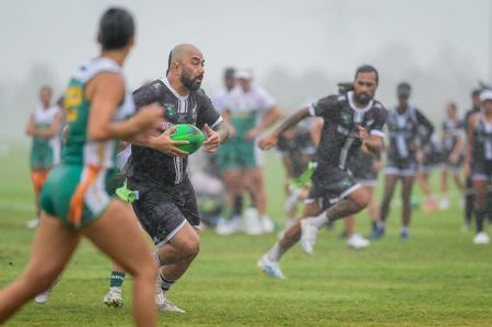 Player carrying the ball